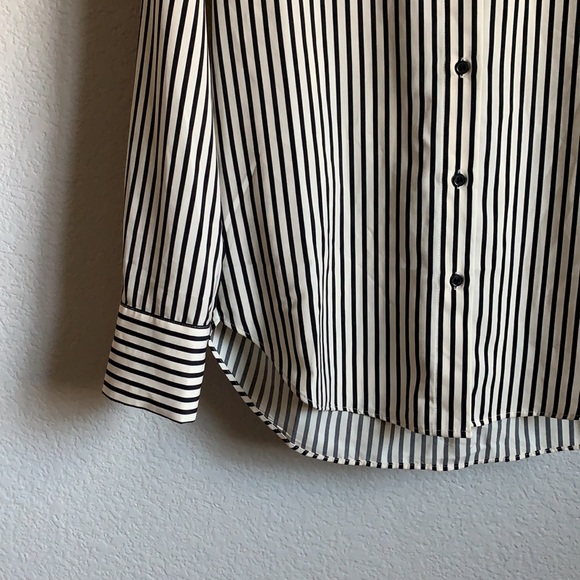 Silky Soft Stripped Button Up - Picture 2 of 5